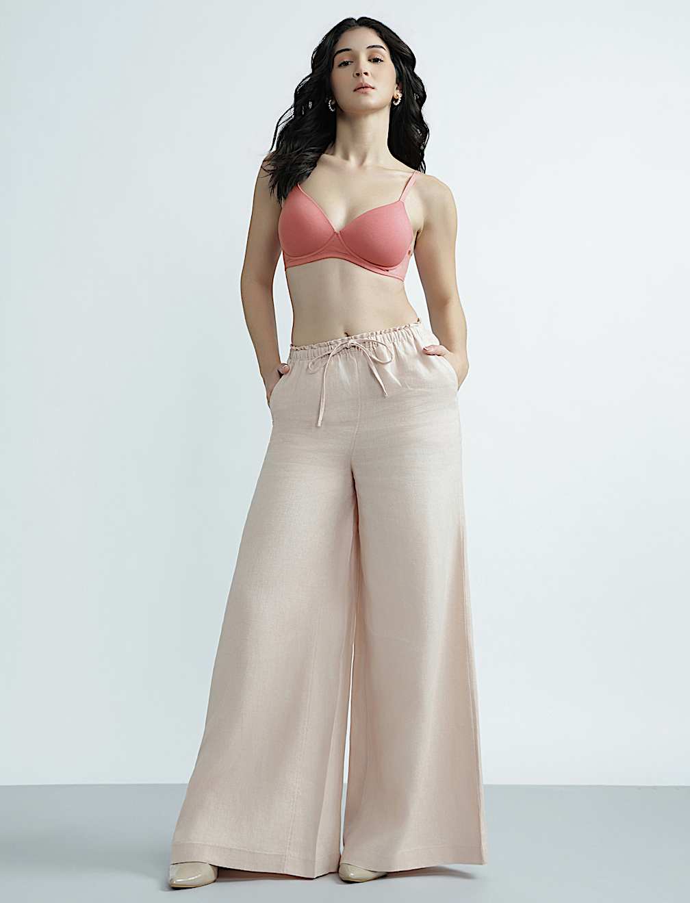 Cotton Rich Sweetheart Neck Bra