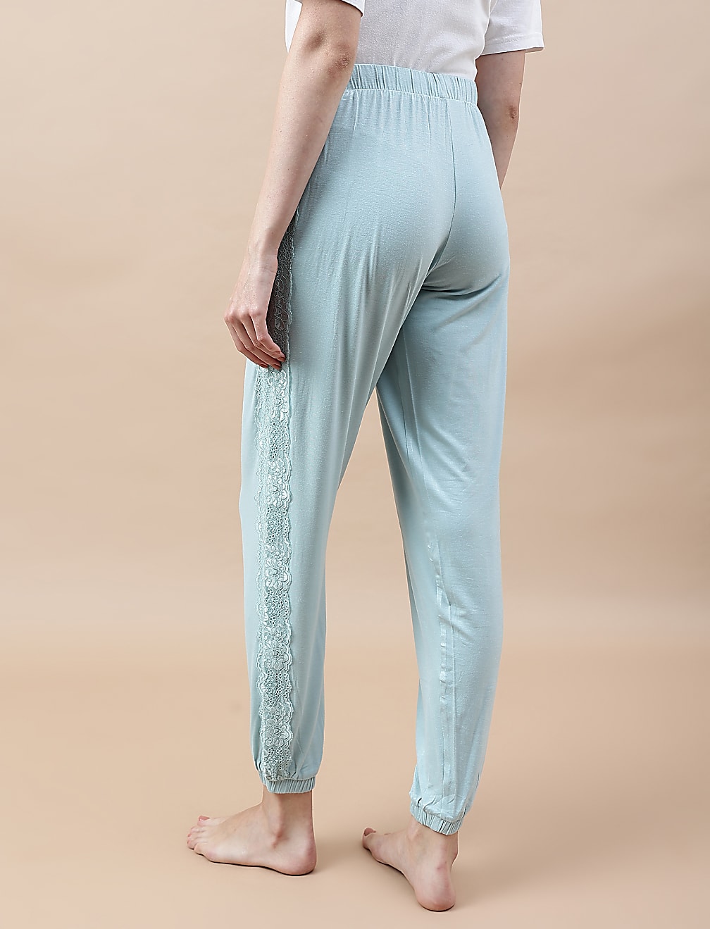 Viscose Mix Lace Relaxed Fit Pyjama