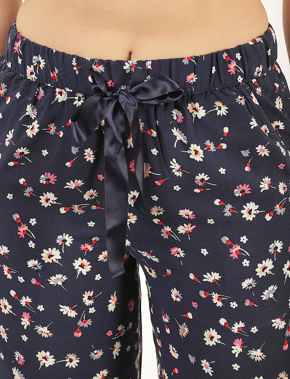 Pure Viscose Floral Regular Fit Pyjama