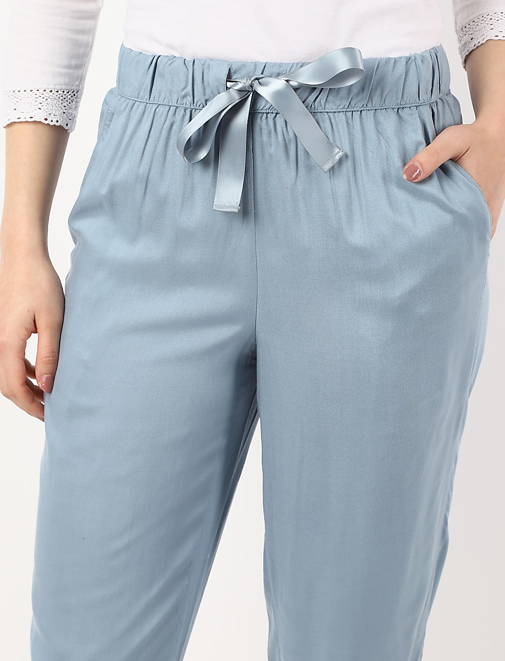 Pure Viscose Printed Regular Fit Pyjama