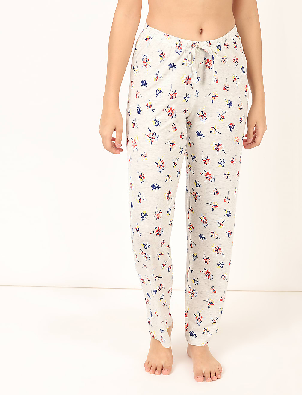 Viscose Mix Floral Round Neck Top