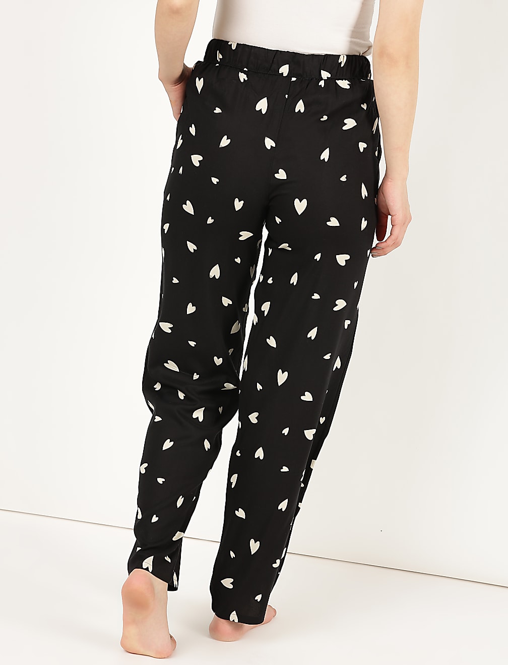 Pure Viscose Plain Regular Fit Pants