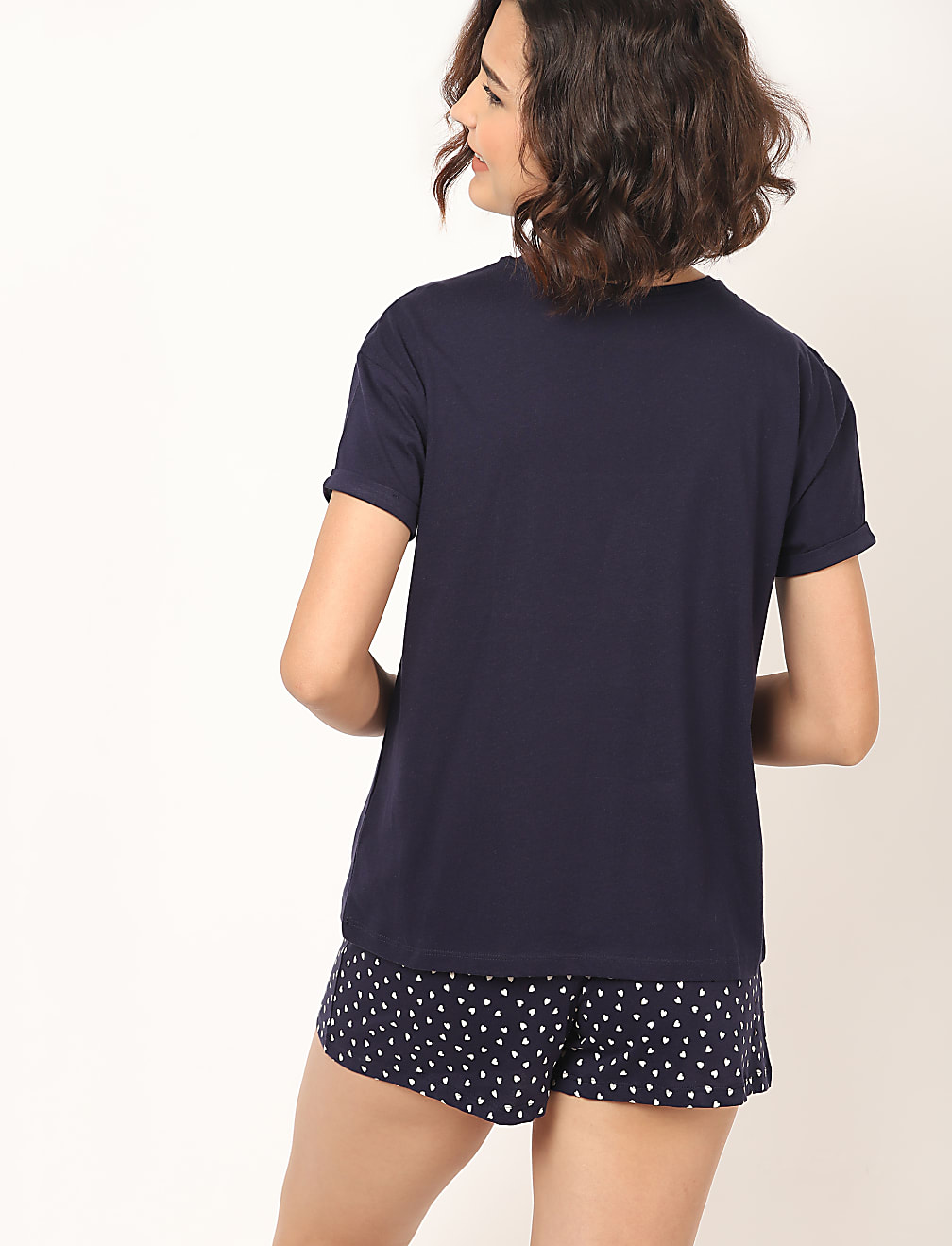 2 Pack Pure Cotton Round Neck Top Set