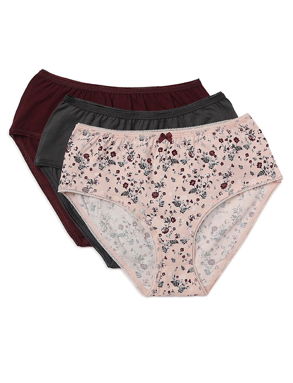 3 Pack Cotton Mix Skinny Fit Knickers