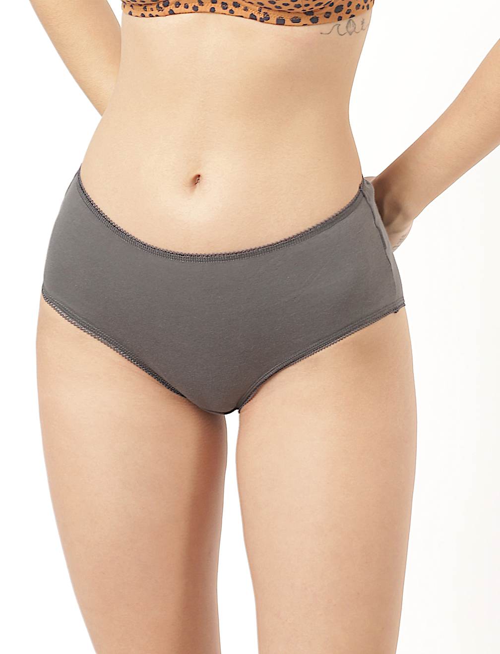 5 Pack Cotton Mix Skinny Fit Knicker