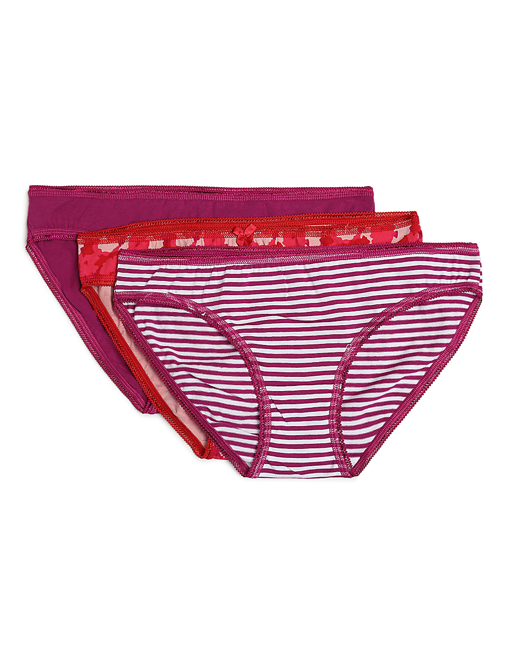3 Pack Cotton Mix Skinny Fit Knicker