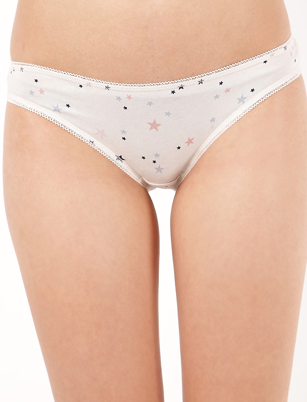 Pack of 3 Cotton Mix Skinny Fit Knickers
