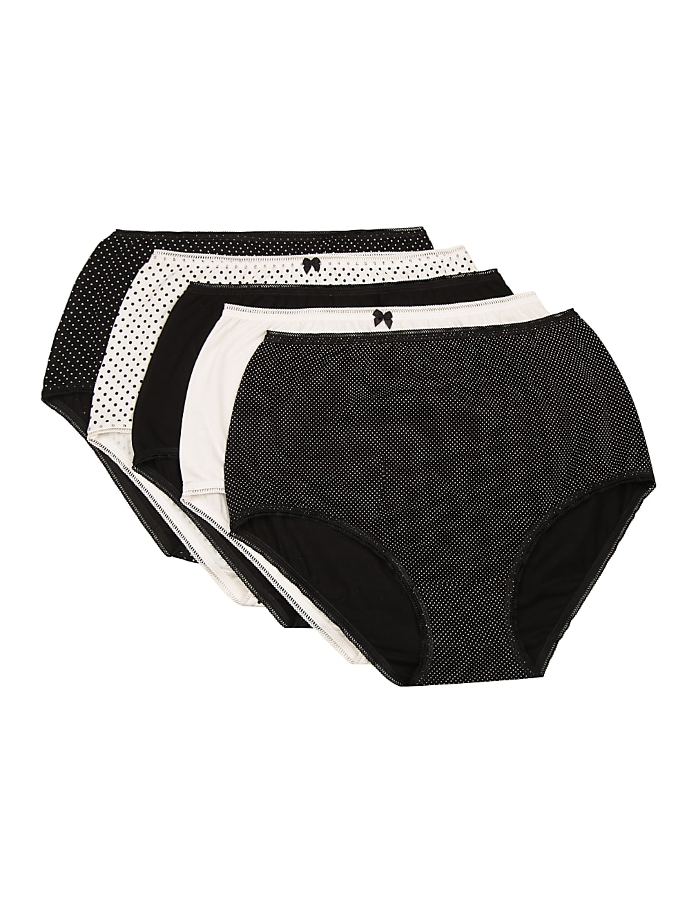 5 Pack Cotton Mix Skinny Fit Brief