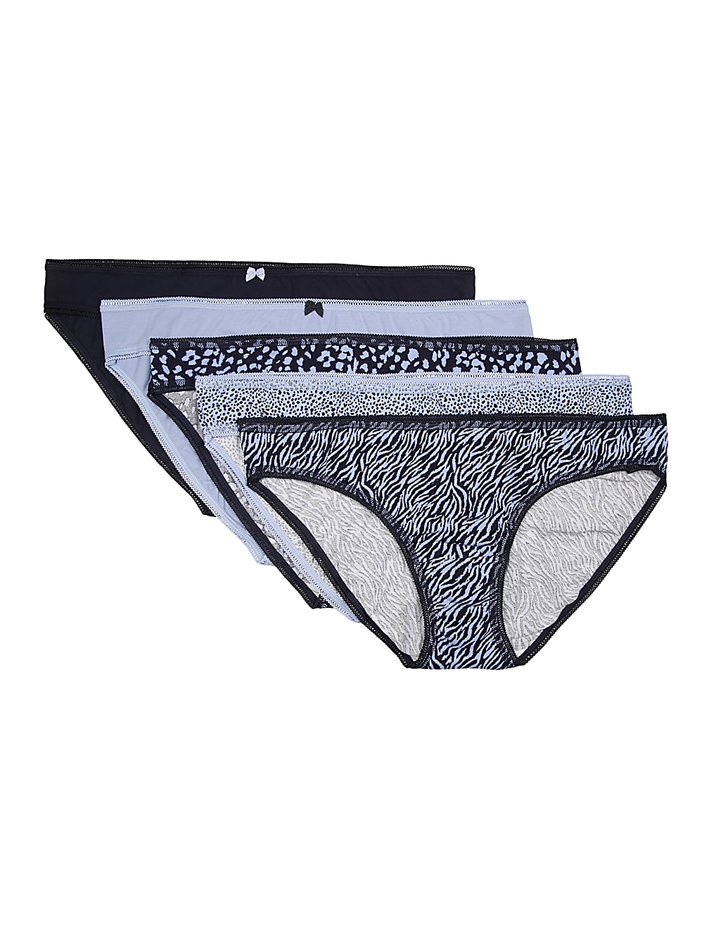5 Pack Cotton Mix Skinny Fit Knickers