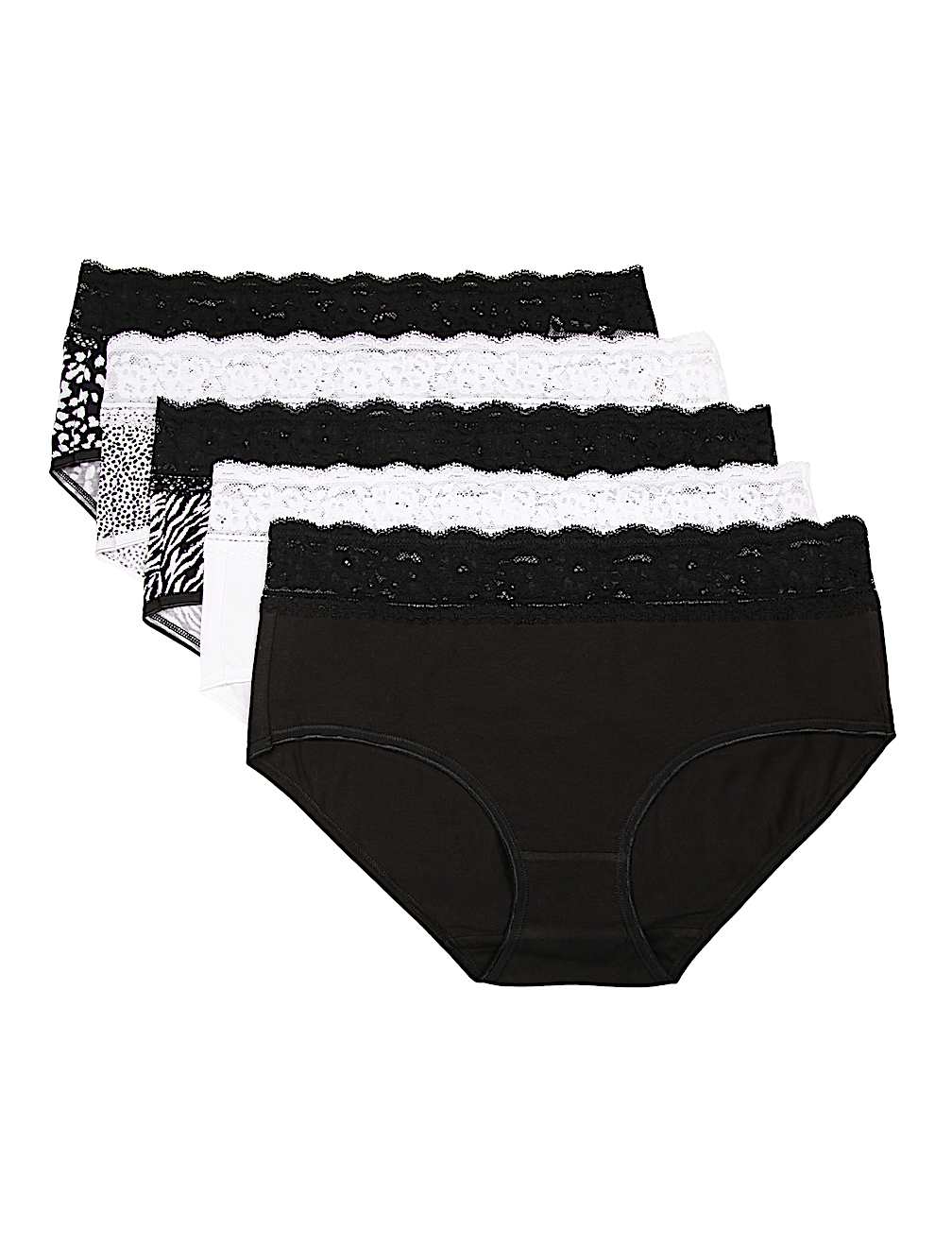 5 Pack Cotton Mix Skinny Fit Knickers