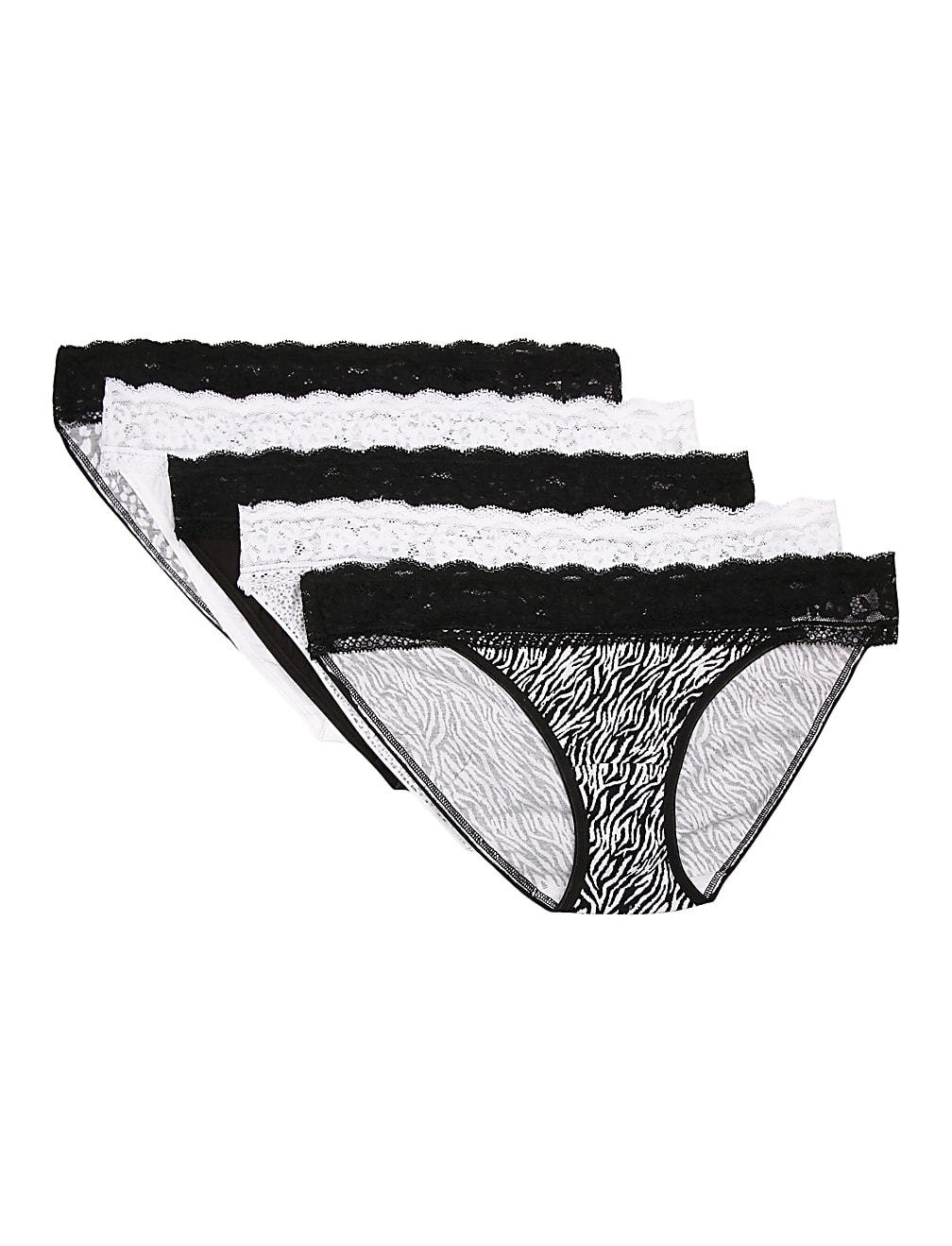 5 Pack Cotton Mix Skinny Fit Knickers