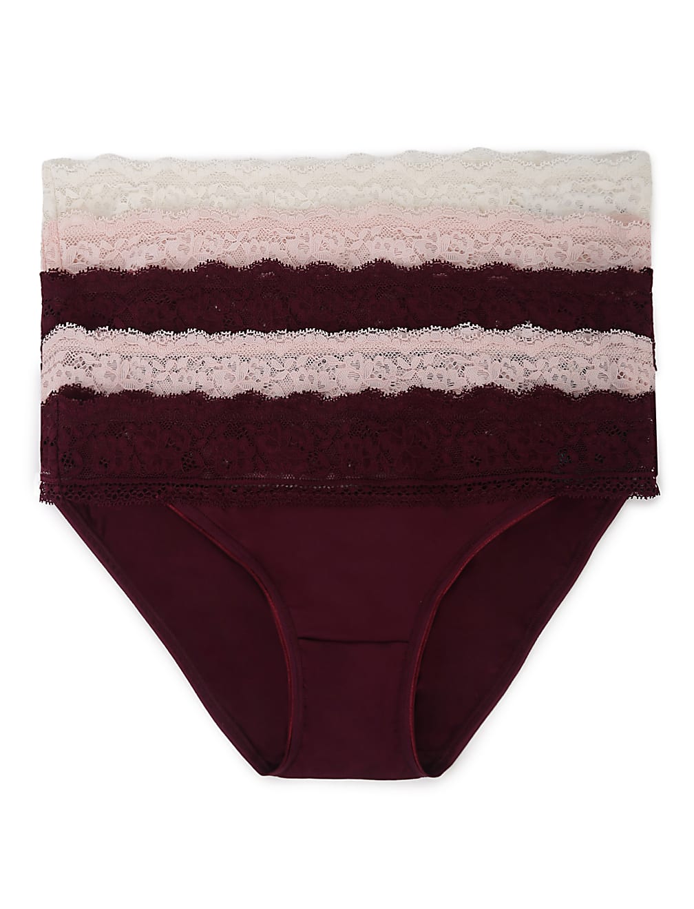 Low Rise Laced Bikini Shorts