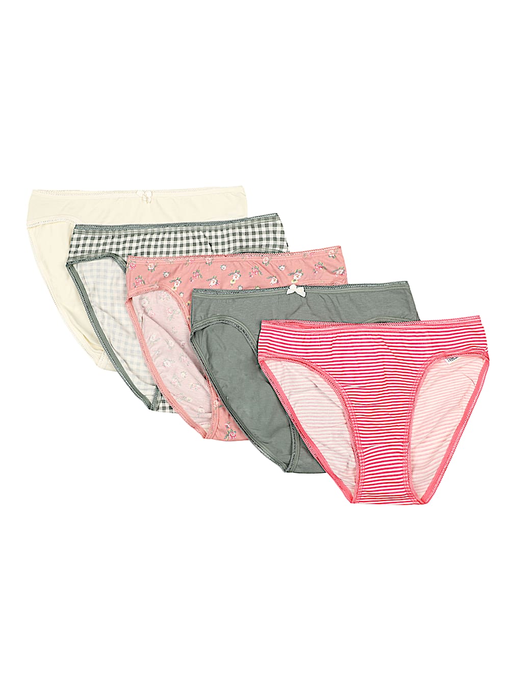 Low Rise Striped Shorts