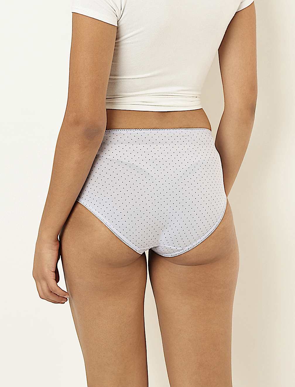 Pack 5 Cotton Mix Knickers