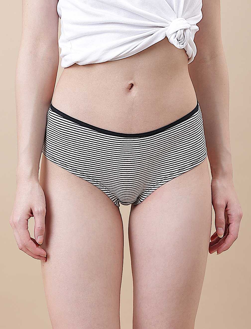 Low Rise Striped Shorts
