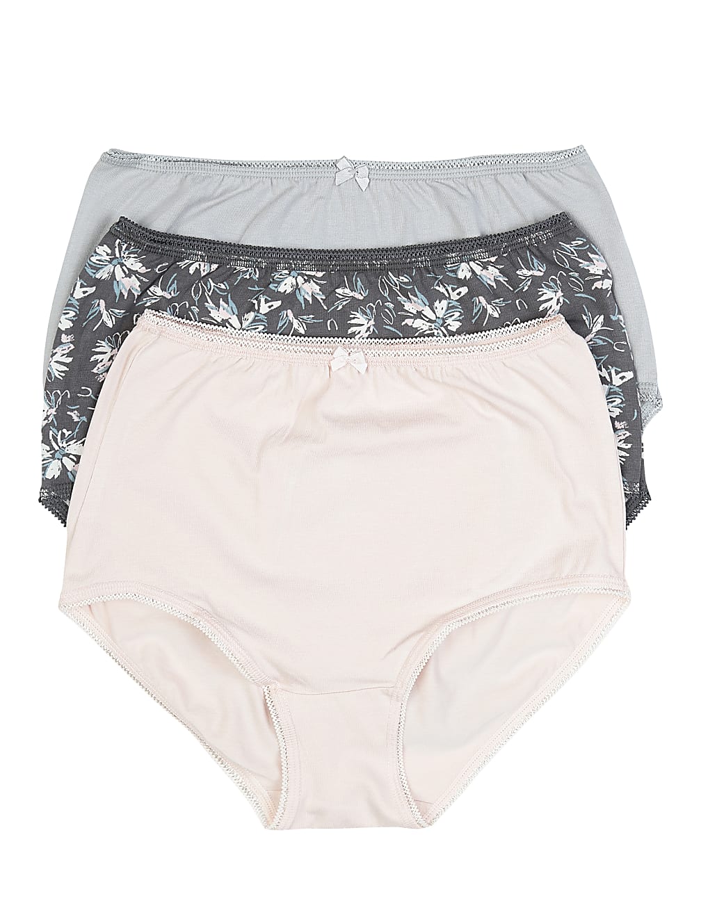 3 Pack Cotton Mix Printed Knickers