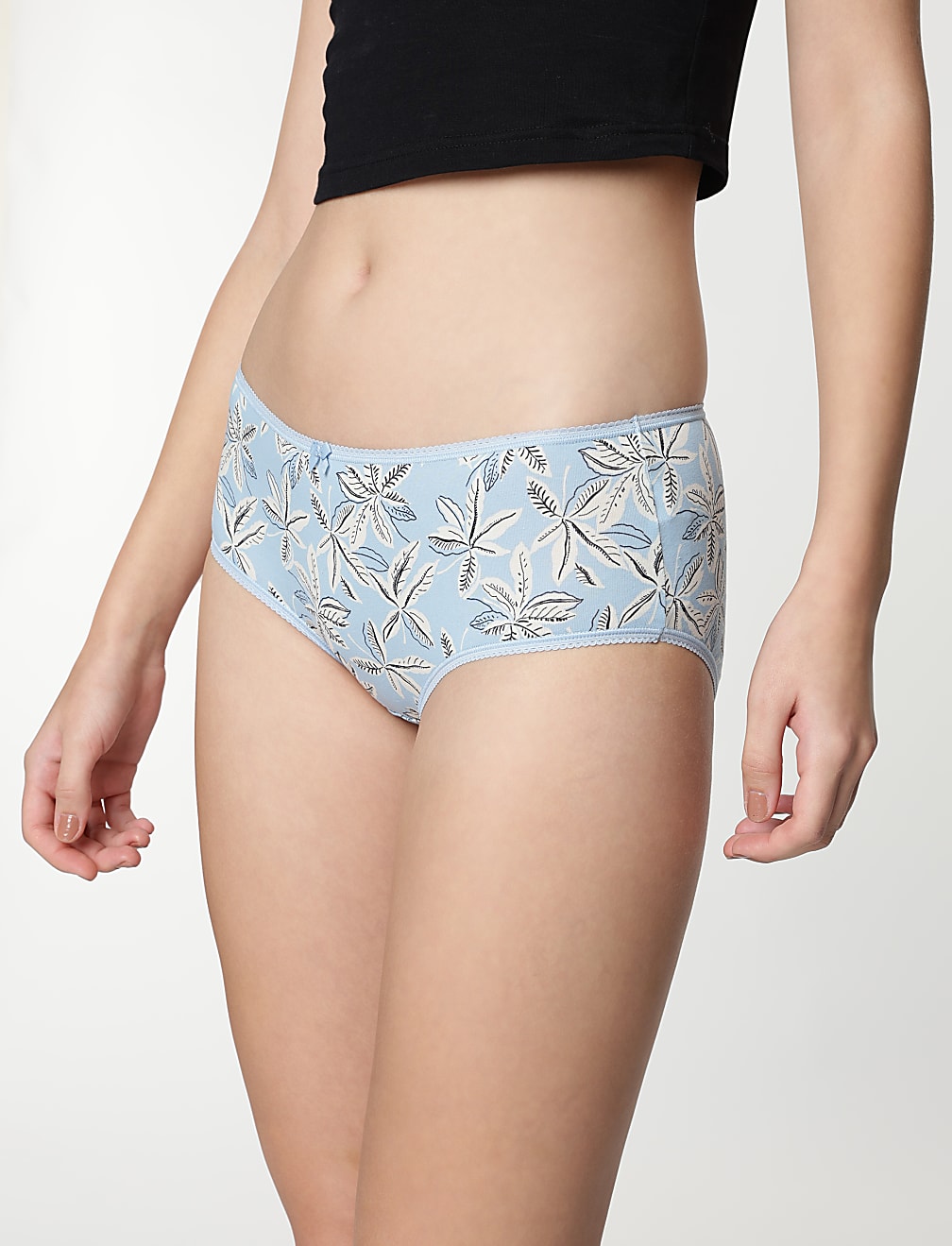 3pk Plain Midi Knickers