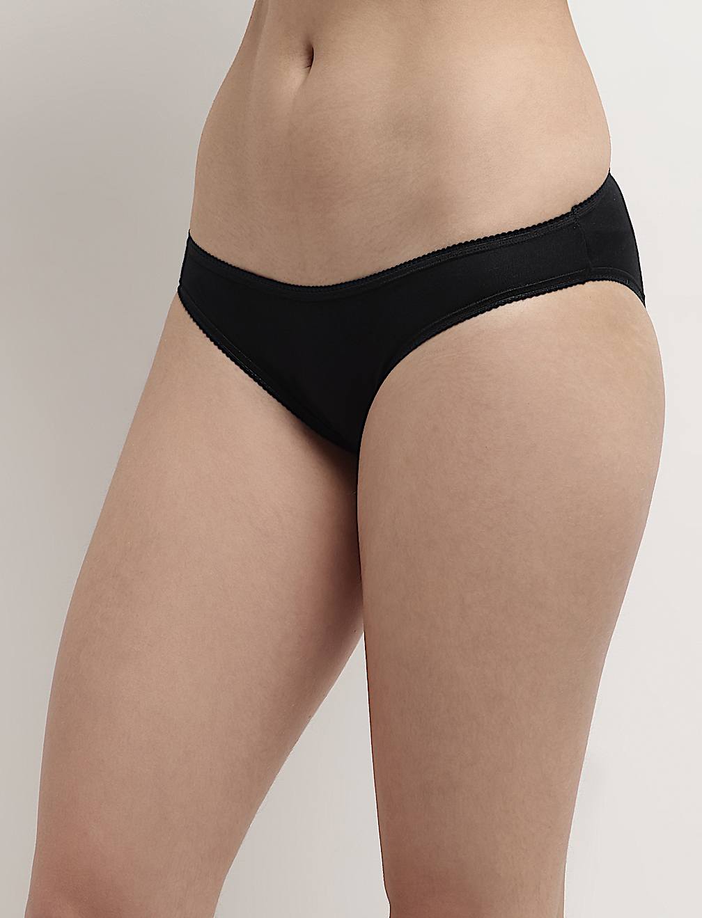 3pk Cotton Rich Bikini Bottoms
