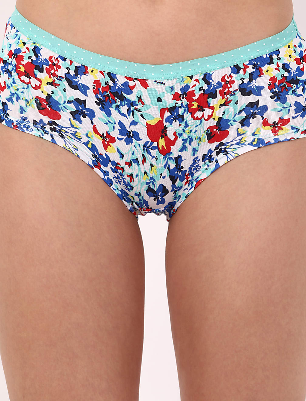 INT 3PK Painterly Floral Low Rise Short