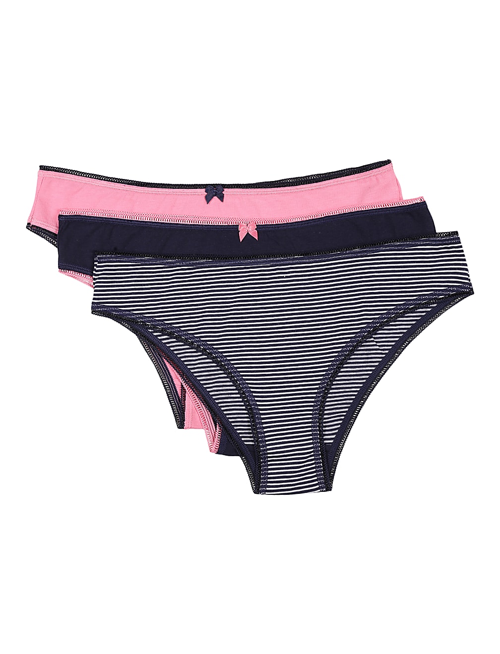 3 Pack Cotton Mix Skinny Fit Knickers