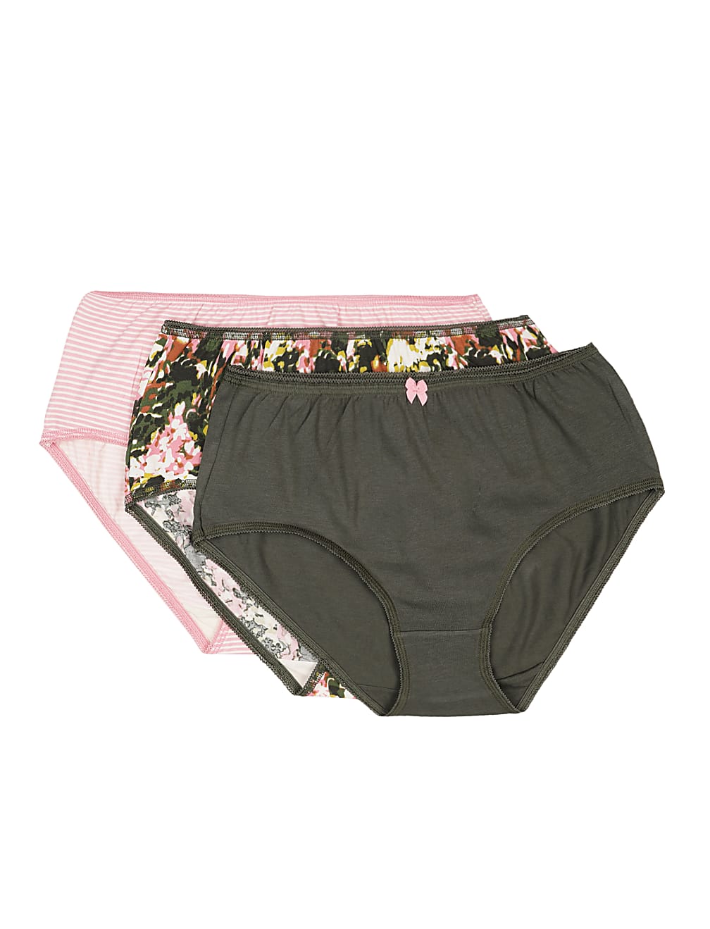 3 Pack Cotton Mix Knickers