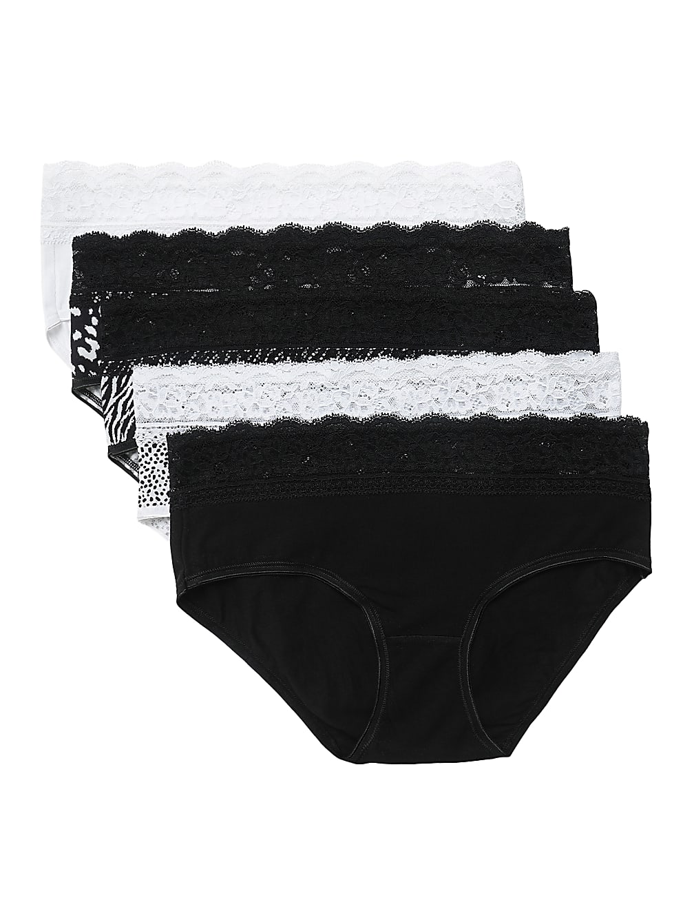 Pack of 5 Cotton Mix Skinny Fit Knickers