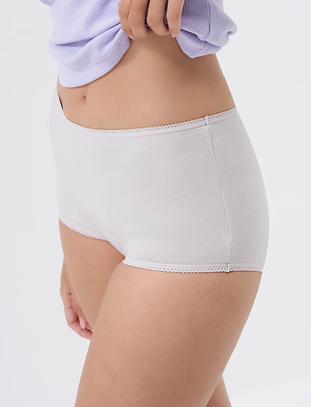 5 Pack Cotton Rich High Waist Knickers