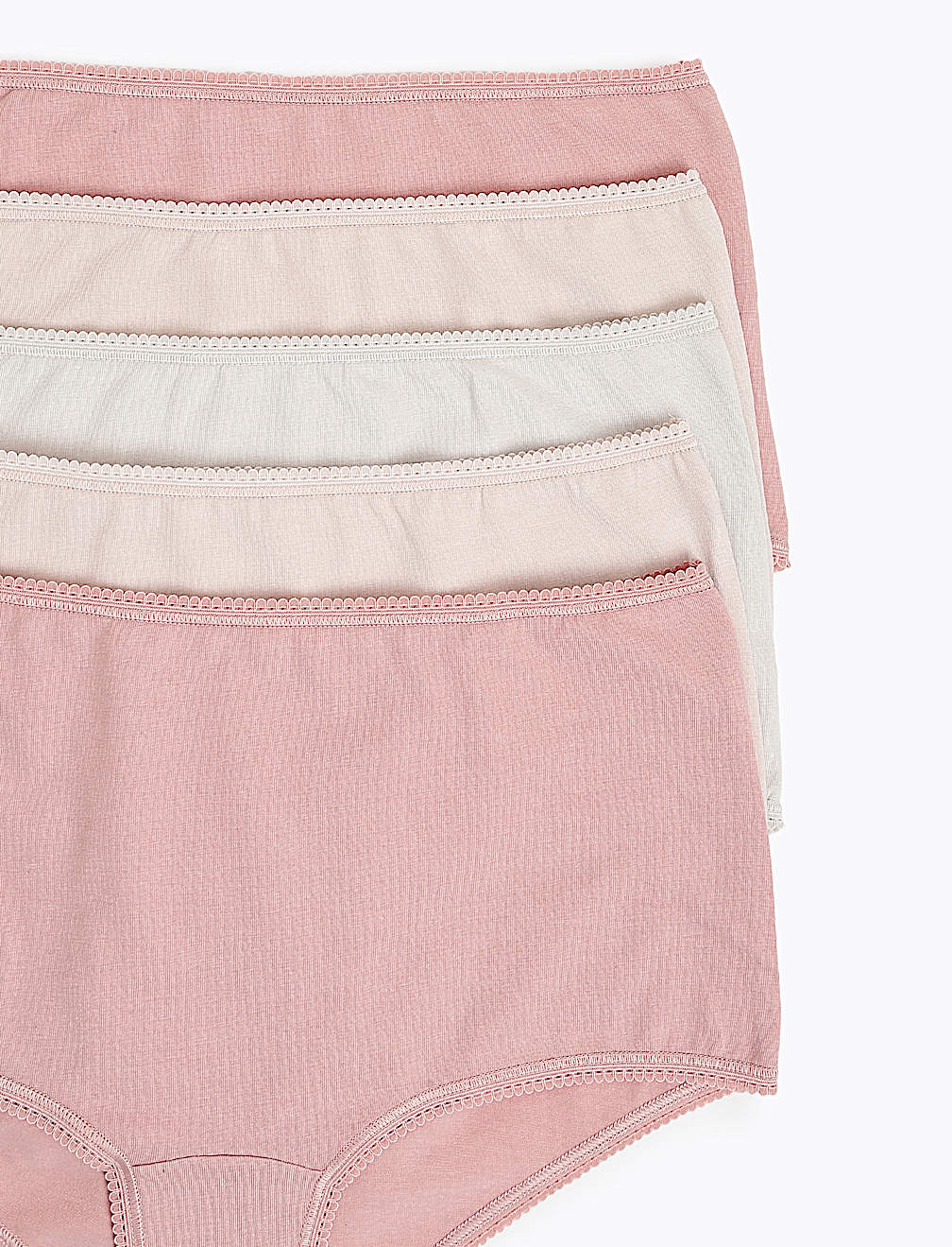 5 Pack Cotton Rich High Waist Knickers