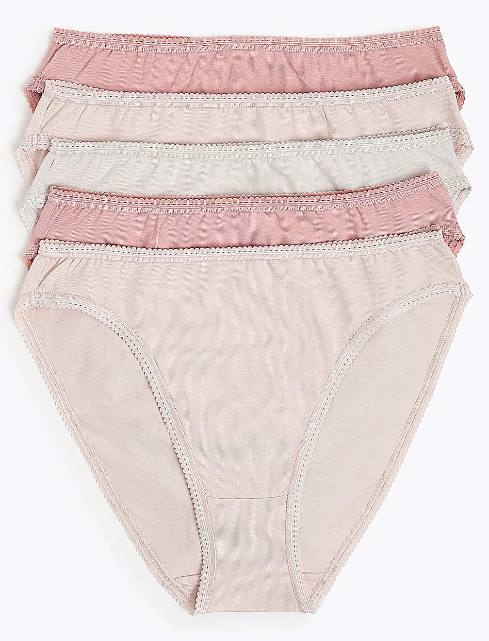 5 Pack Cotton Rich Full Coverage Knickers
