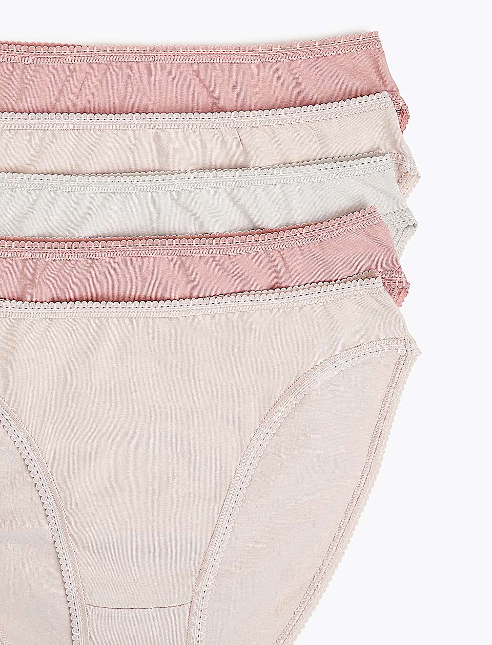 5 Pack Cotton Rich High Leg Knickers
