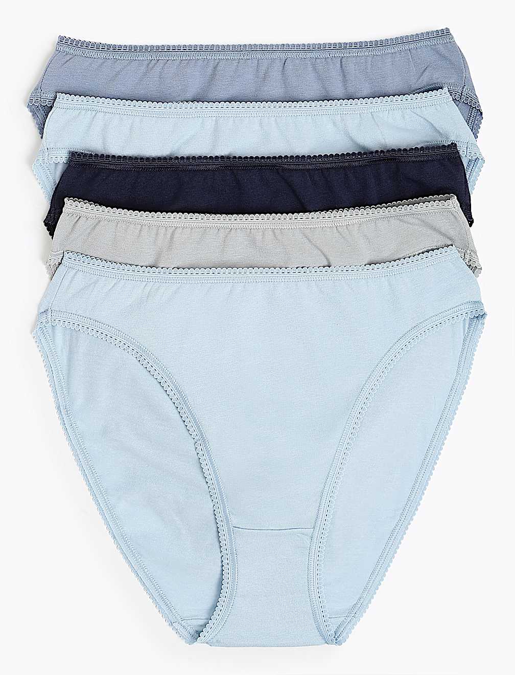 5 Pack Cotton Rich Full Coverage Knickers
