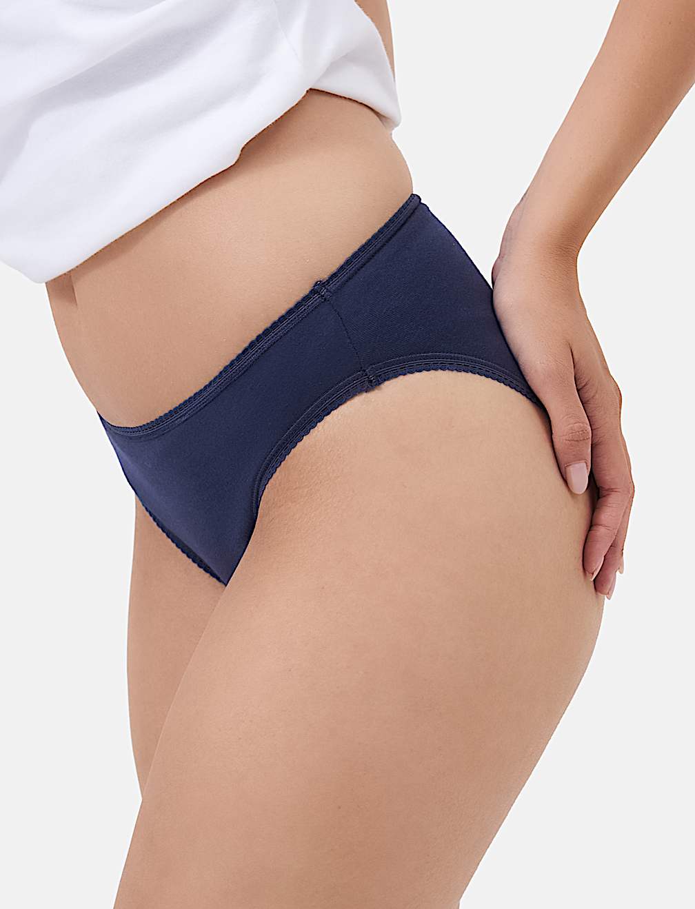 5 Pack Cotton Rich High Leg Knickers