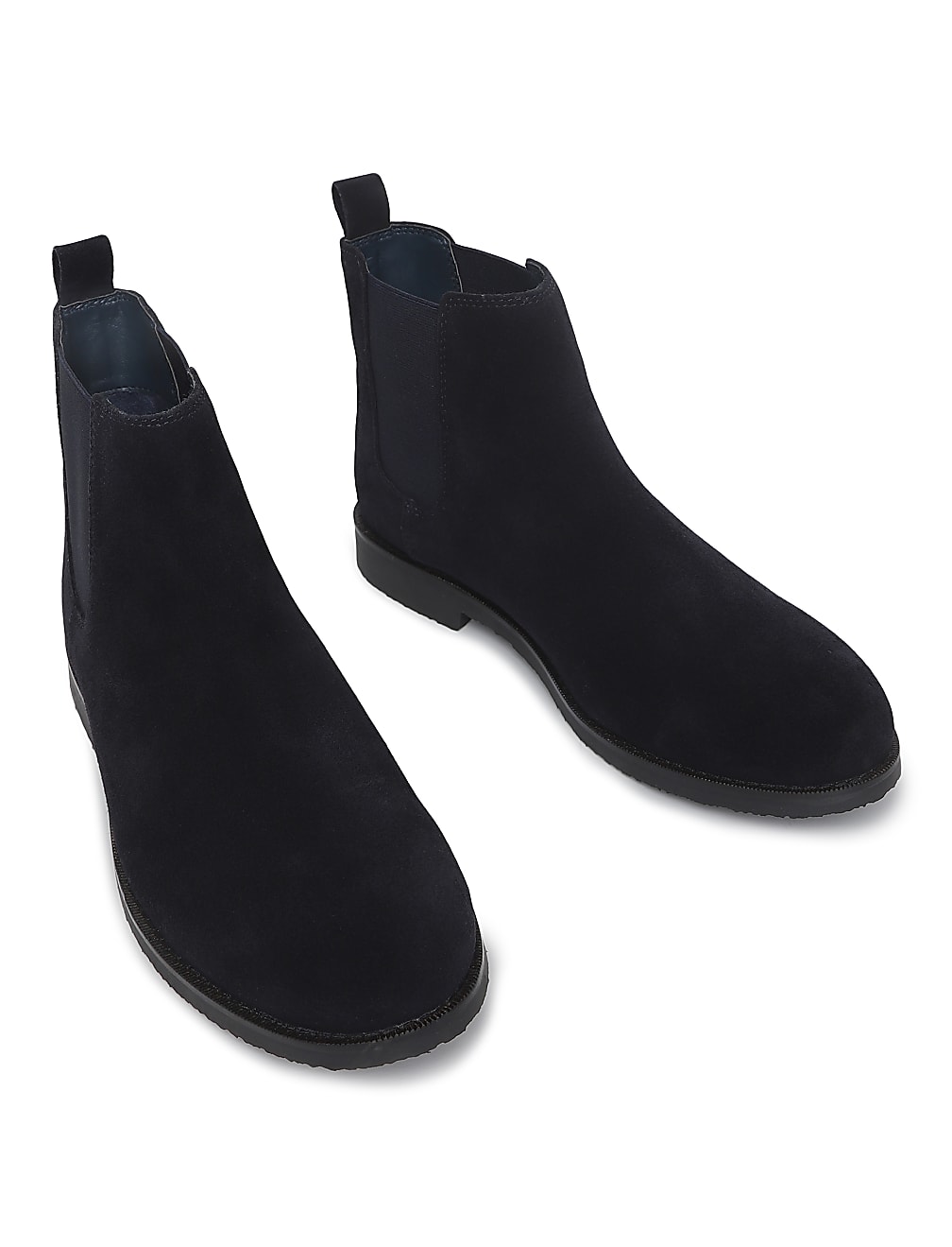 Buy Suede Leather Plain Chelsea Boots at Marks Spencer
