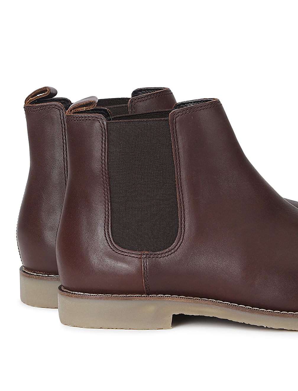 Pure Leather Plain Chelsea Boot