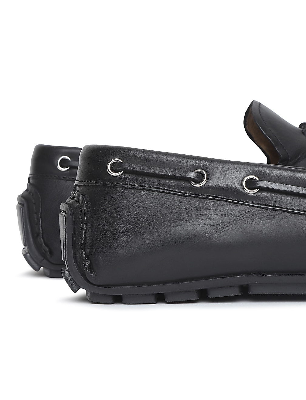 Pure Leather Plain Loafers