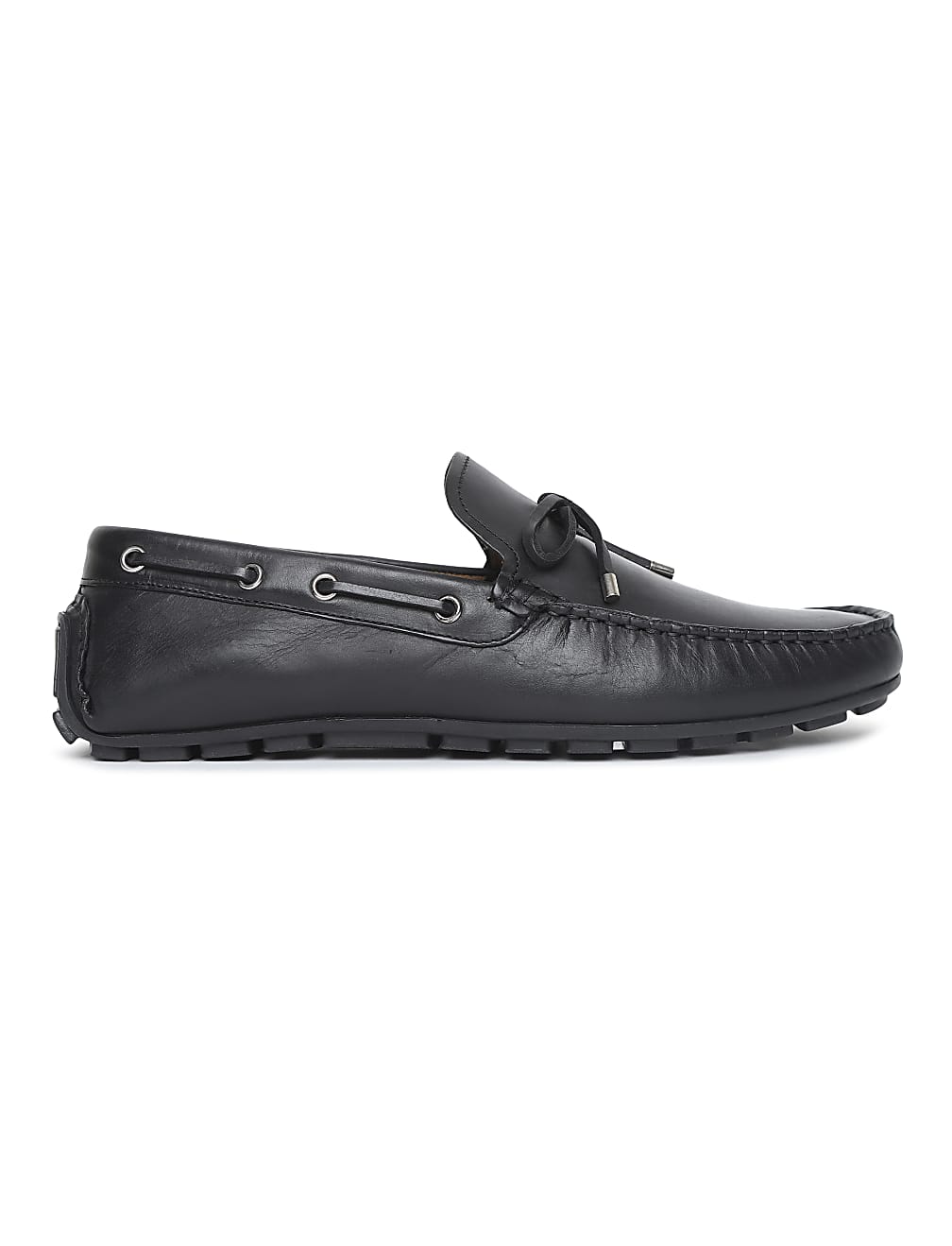 Pure Leather Plain Loafers