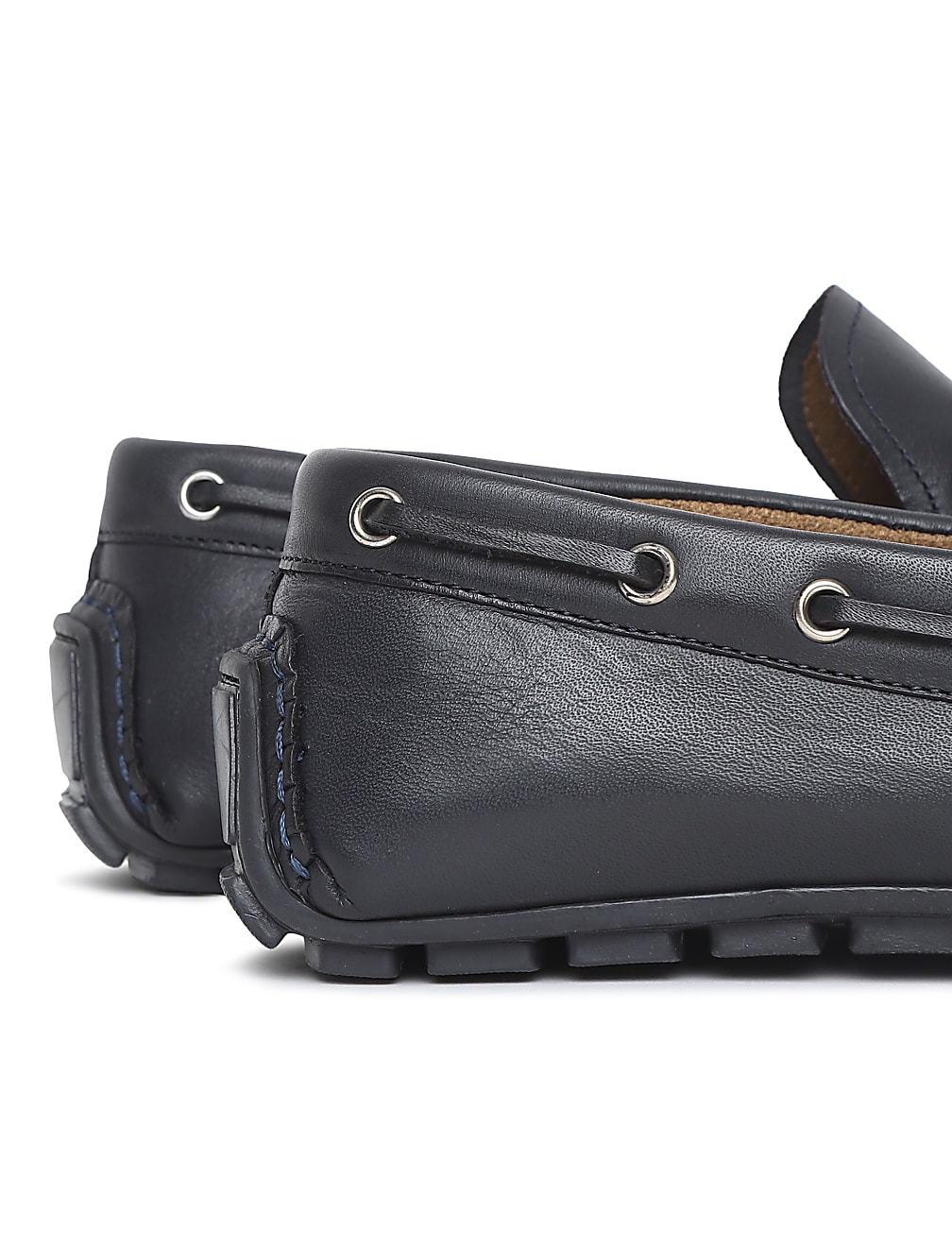 Pure Leather Plain Loafers