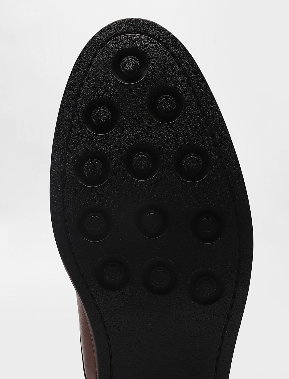 Pure Leather Plain Lace-up Oxford Shoes