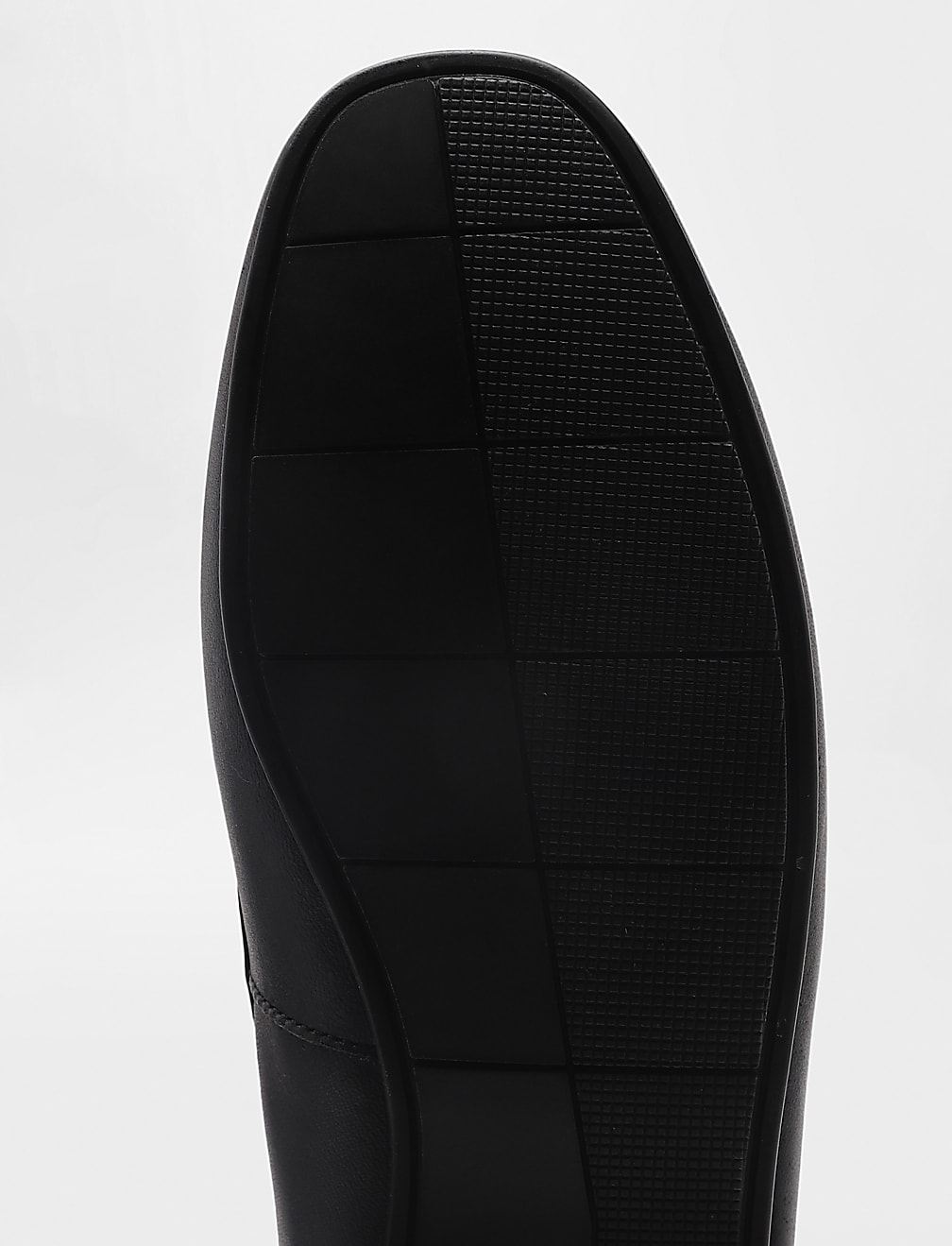 Pure Leather Plain Slip-on Loafers