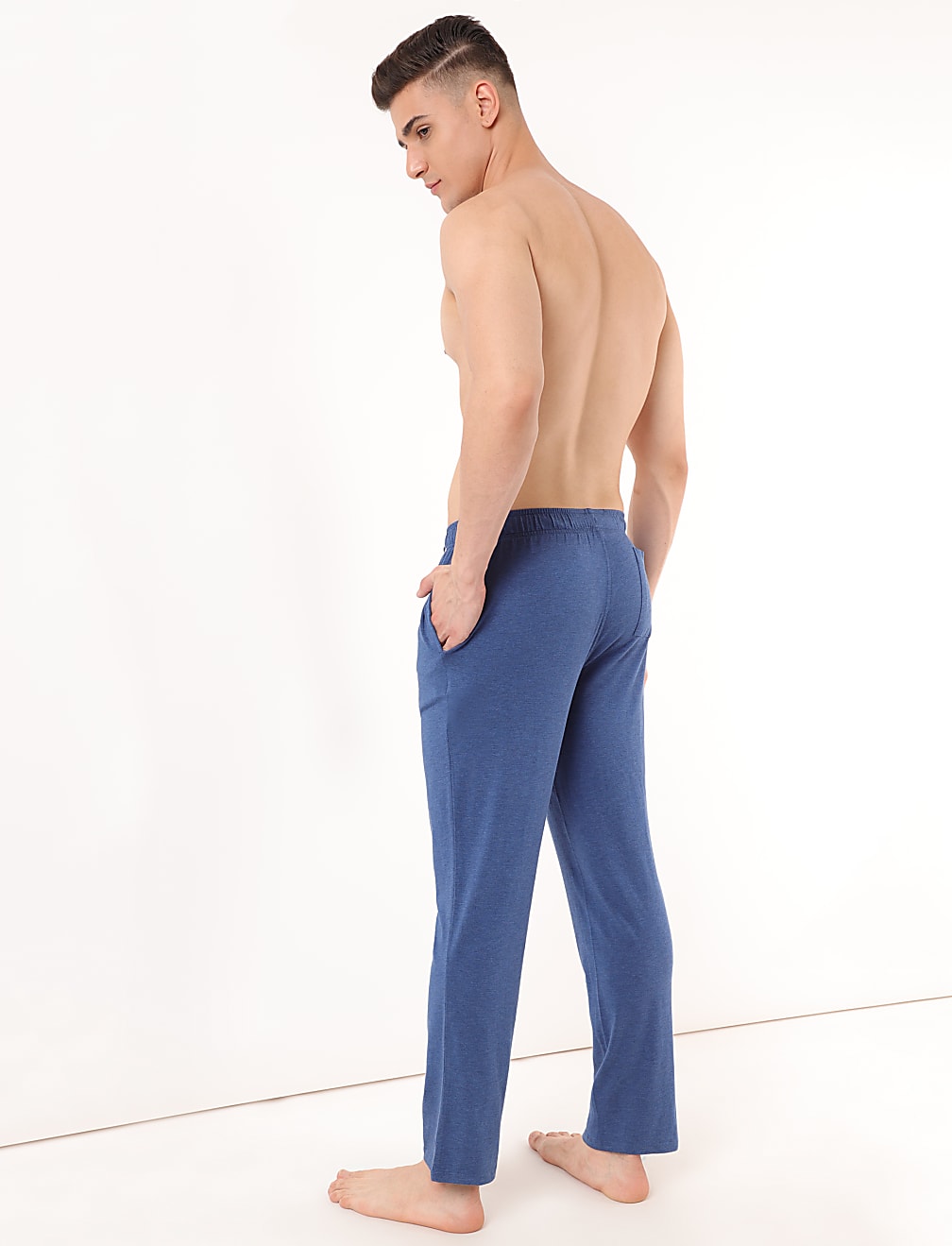 Cotton Mix Plain Regular Fit Pyjama