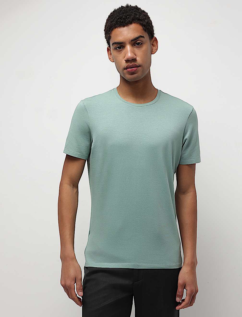 Modal Cotton Crew Neck T-Shirt