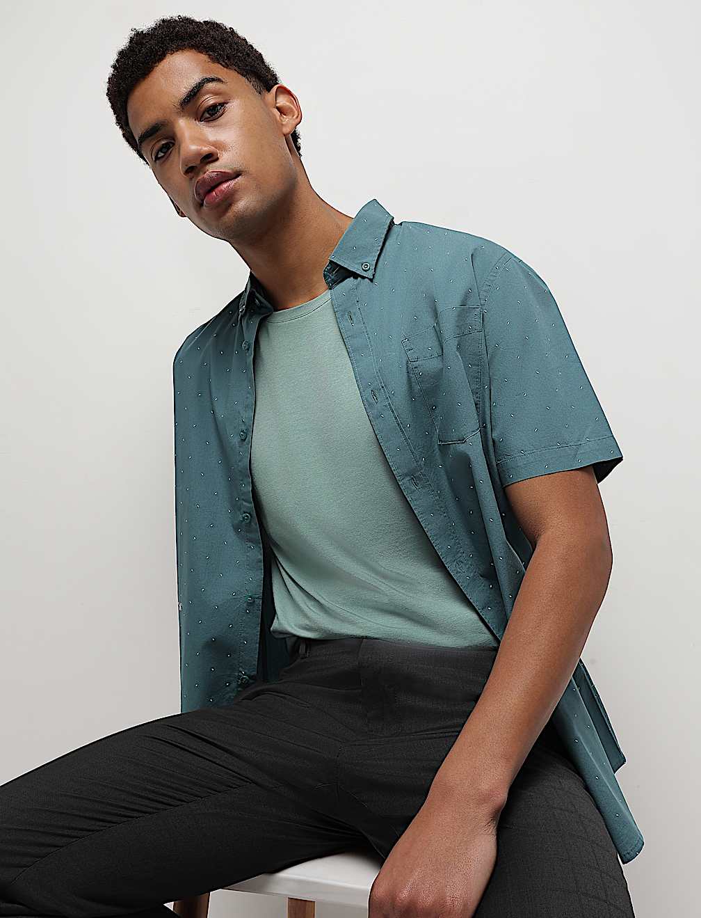 Modal Cotton Crew Neck T-Shirt
