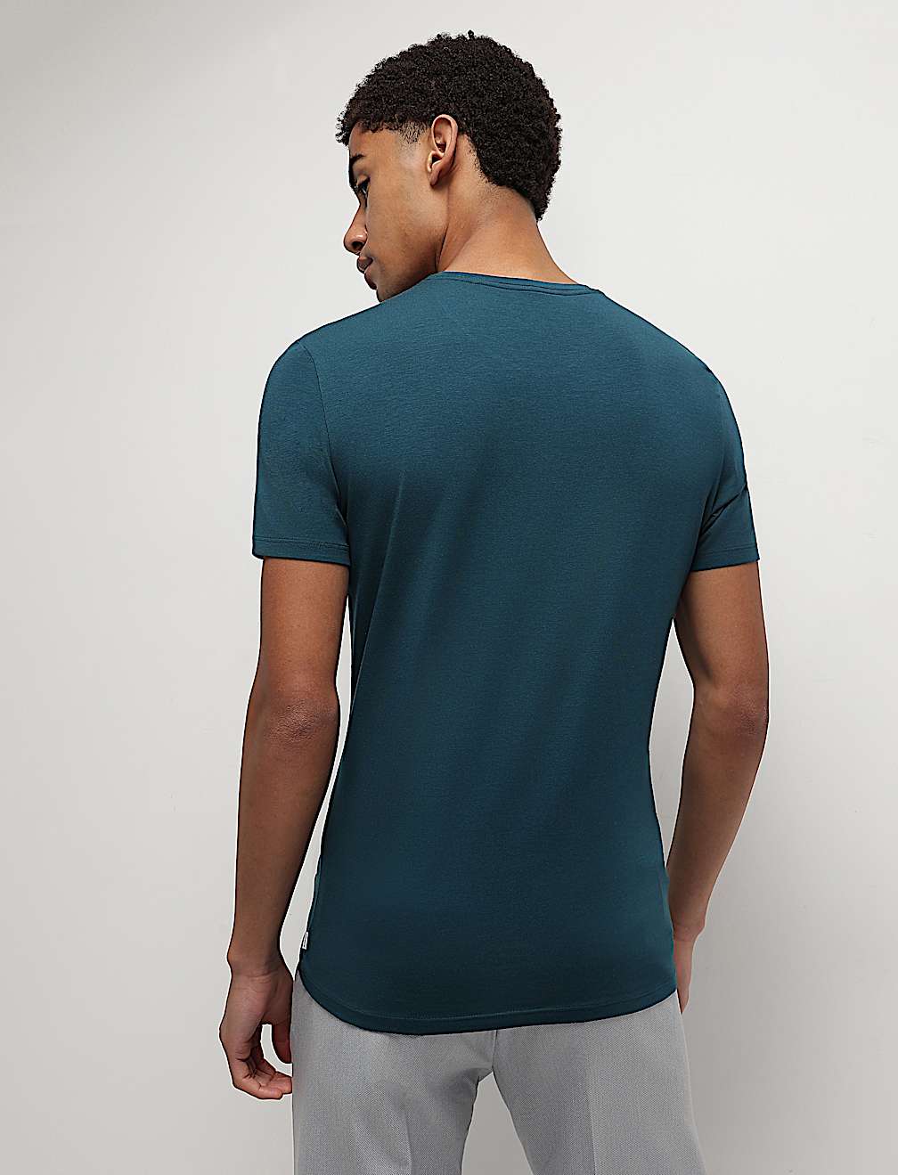 Modal Cotton Crew Neck T-Shirt