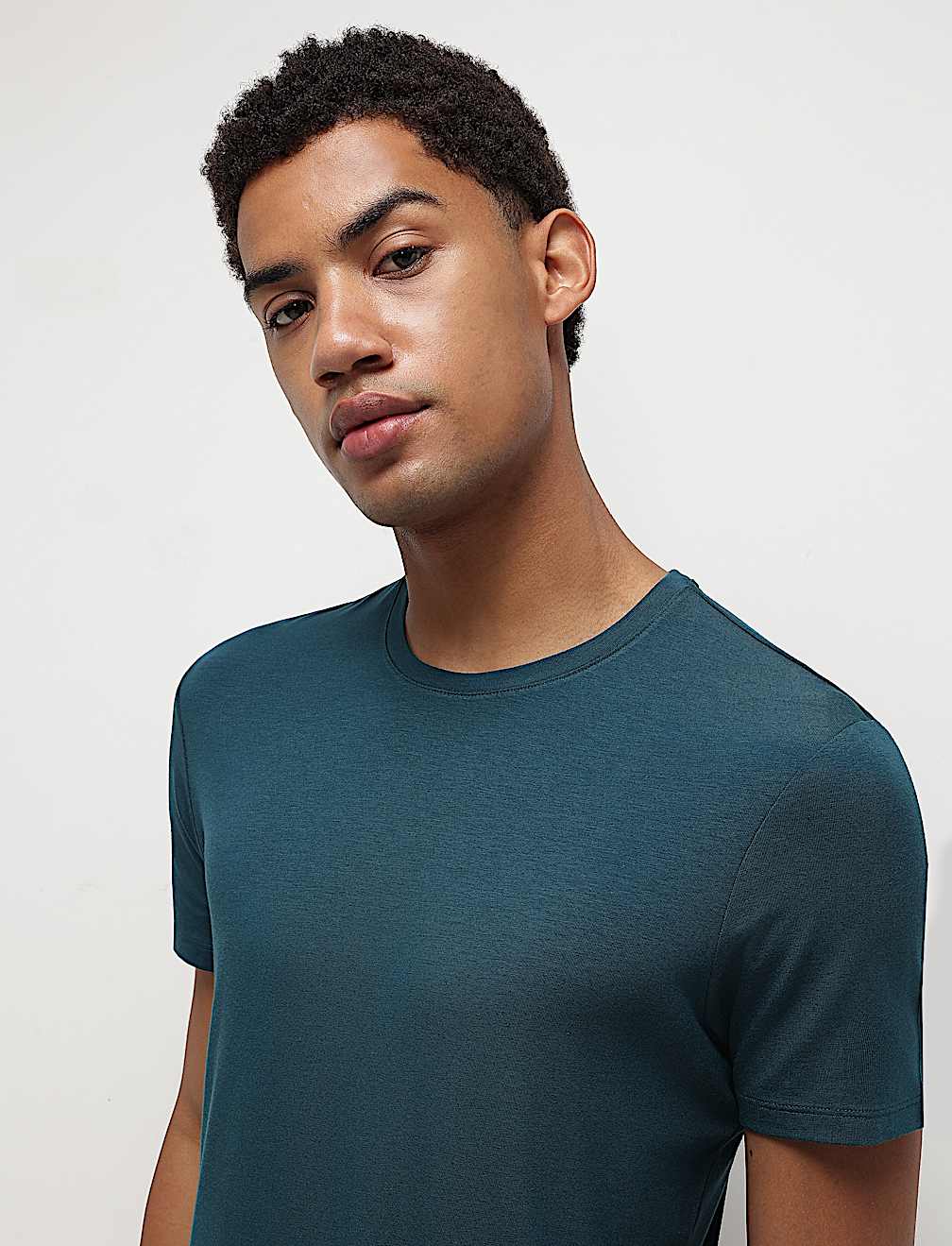 Modal Cotton Crew Neck T-Shirt