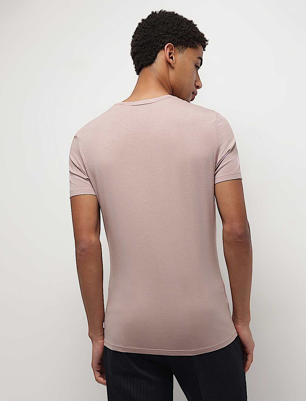 Modal Cotton Crew Neck T-Shirt