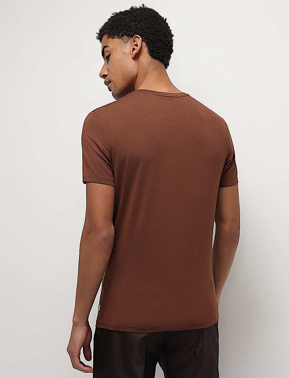 Modal Cotton Crew Neck T-Shirt