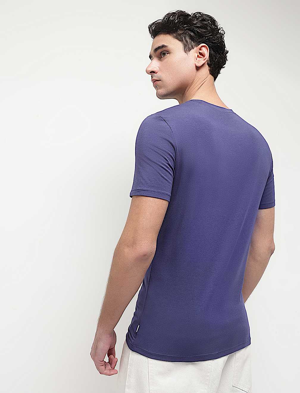Modal Cotton Crew Neck T-Shirt