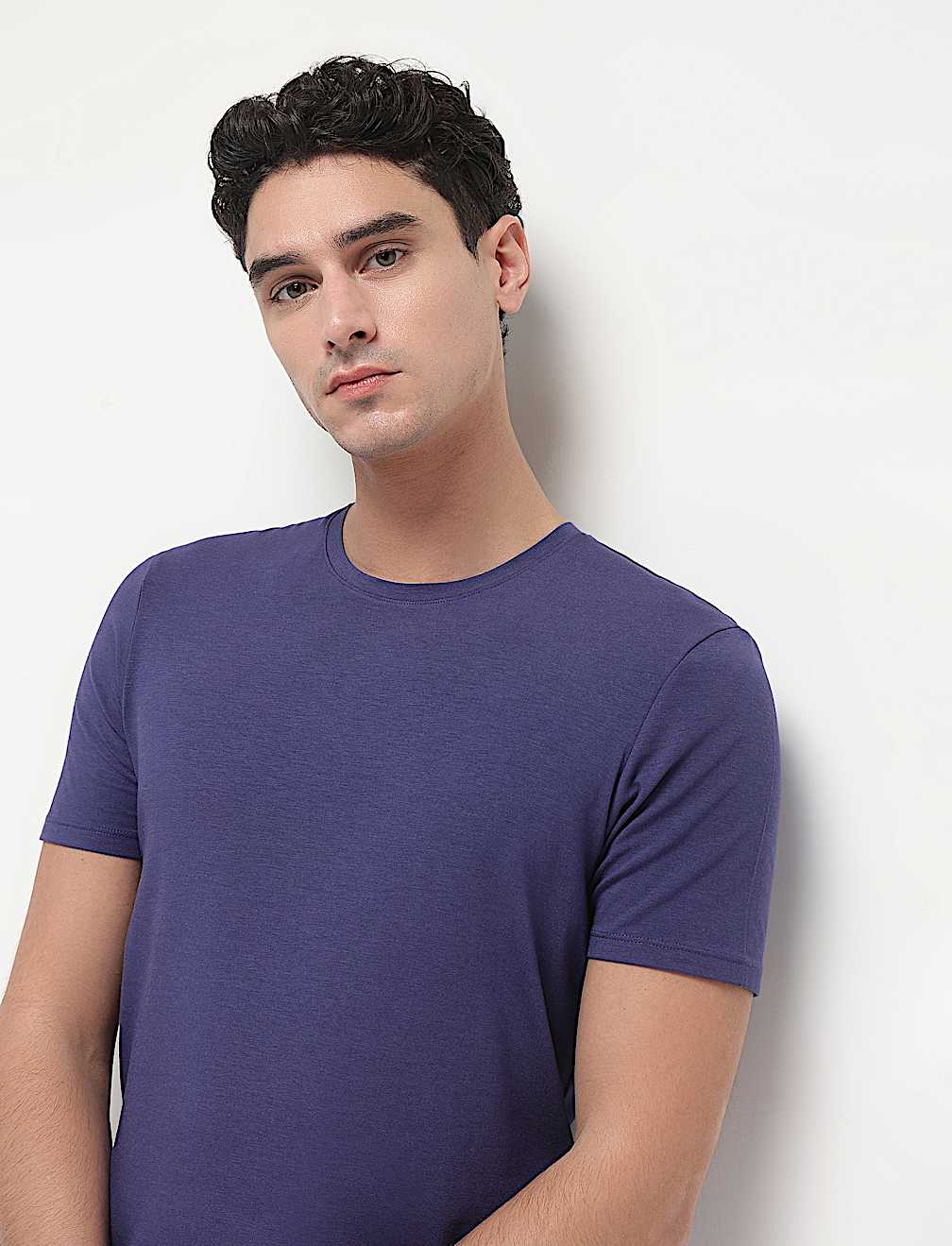 Modal Cotton Crew Neck T-Shirt