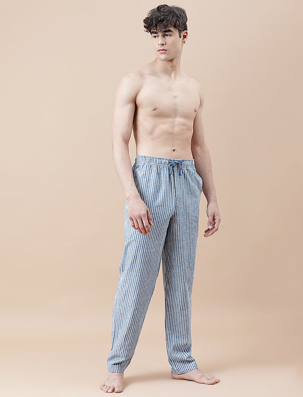 Cotton Mix Striped Relaxed Fit Pyjama
