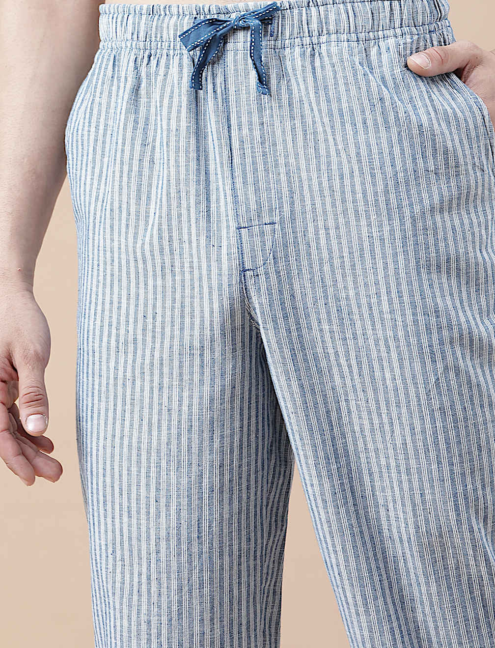 Cotton Mix Striped Relaxed Fit Pyjama